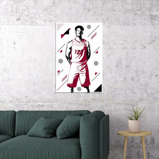 Jimmy Butler 22 23 Miami Star Basketball Poster Wall Art Print Home Wall Decor - xonomax