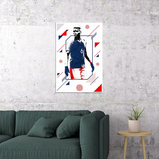 Paul Pogba France Football Soccer Athlete Poster Wall Art Print Home Wall Decor - xonomax