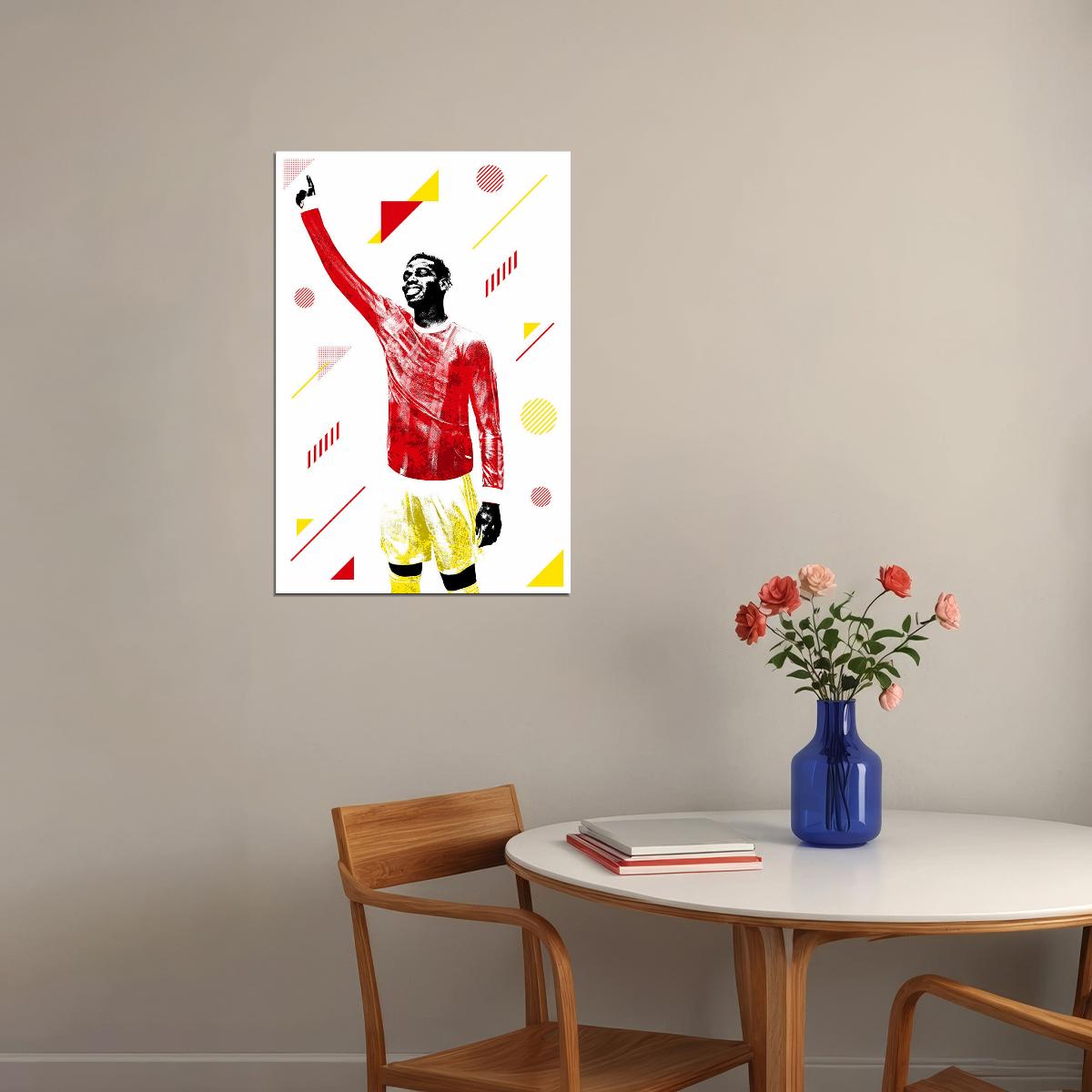 Paul Pogba France Football Soccer Player Poster Wall Art Print Home Wall Decor - xonomax