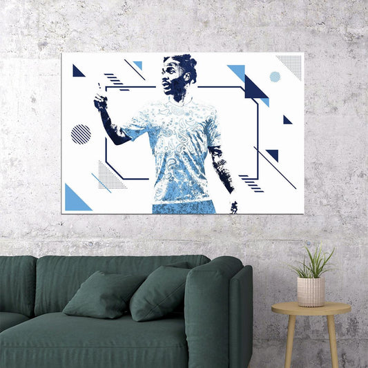Raheem Sterling British Football Soccer Player Poster Wall Art Print Home Wall Decor - xonomax