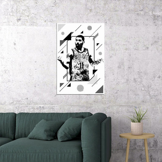 Kyrie Irving 11 Brooklyn Star Basketball Poster Wall Art Print Home Wall Decor - xonomax