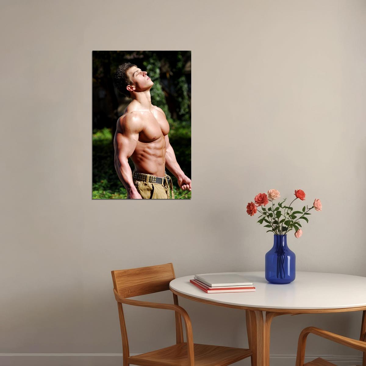 Sexy Male Models Strong Brave And Free Picture Poster Wall Art Print Home Wall Decor - xonomax