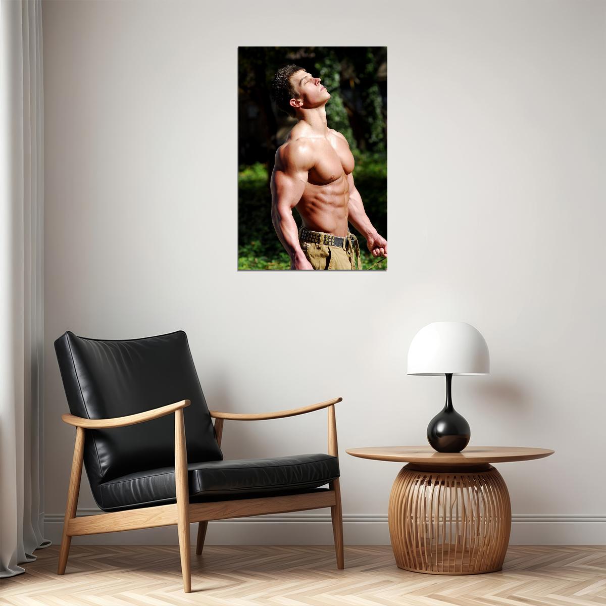 Sexy Male Models Strong Brave And Free Picture Poster Wall Art Print Home Wall Decor - xonomax