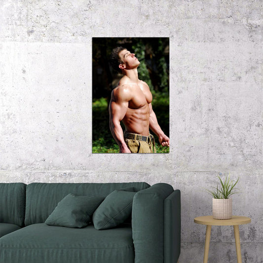 Sexy Male Models Strong Brave And Free Picture Poster Wall Art Print Home Wall Decor - xonomax