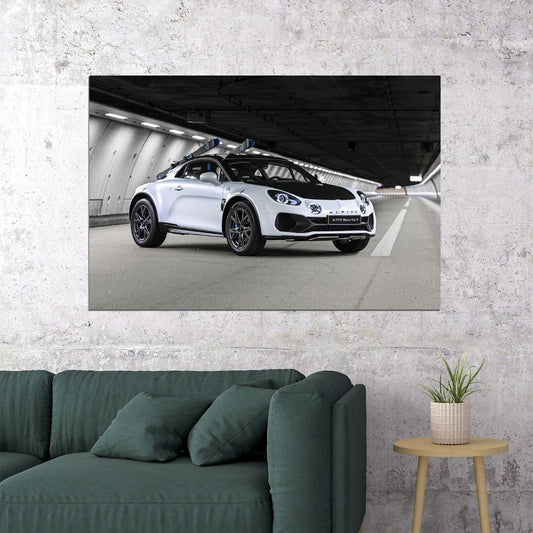 Alpine Sports X Car A110 Soft Top Poster Wall Art Print Home Wall Decor - xonomax
