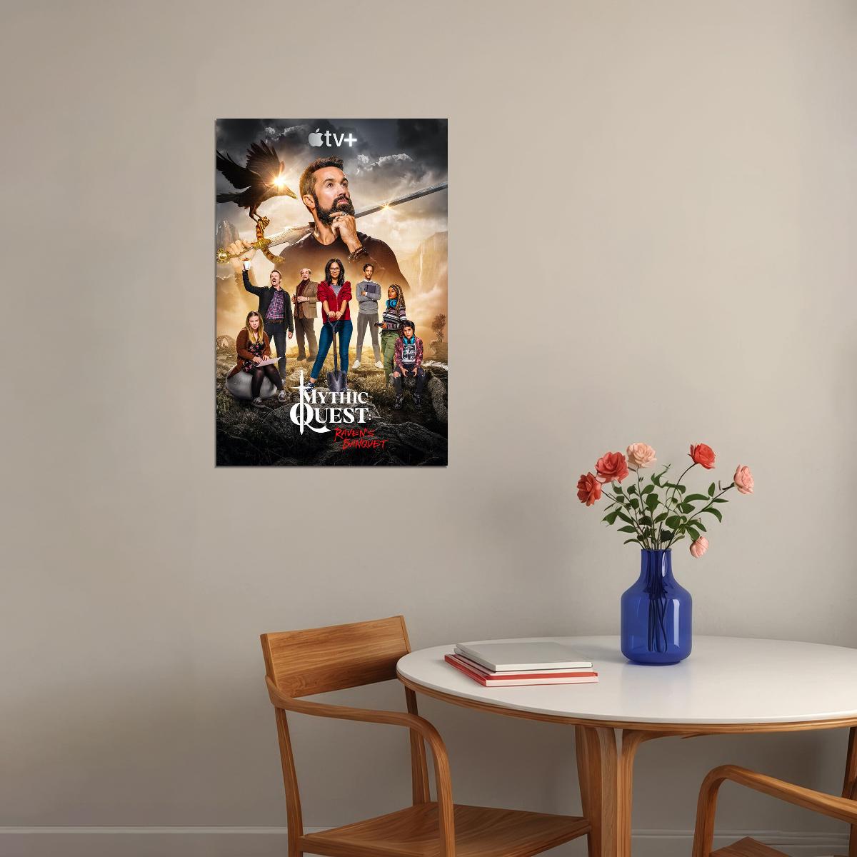Mythic Quest Movie Comedi Adventure Poster Wall Art Print Home Wall Decor