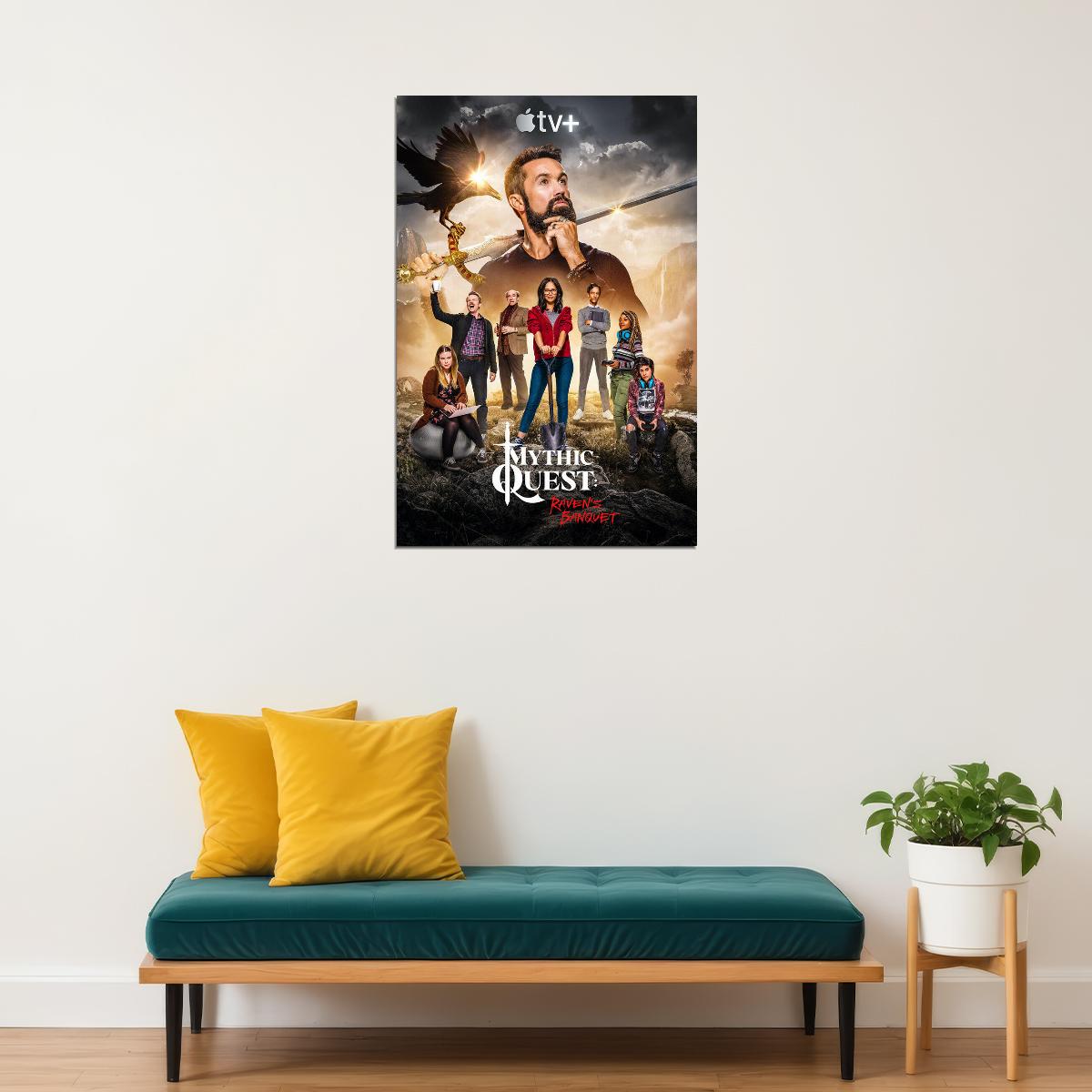 Mythic Quest Movie Comedi Adventure Poster Wall Art Print Home Wall Decor