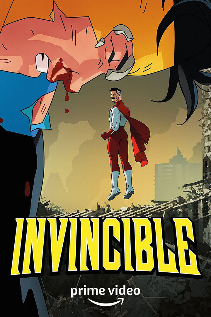 Invincible Animation Comedy Fantasy Adventure Poster Wall Art Print Home Wall Decor
