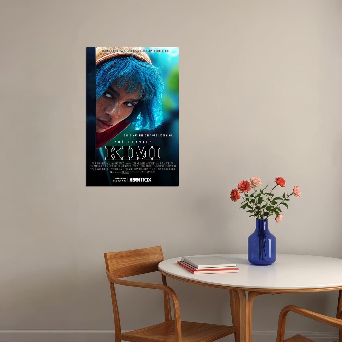 Kimi Movie Crime Drama Thriller Action Poster Wall Art Print Home Wall Decor