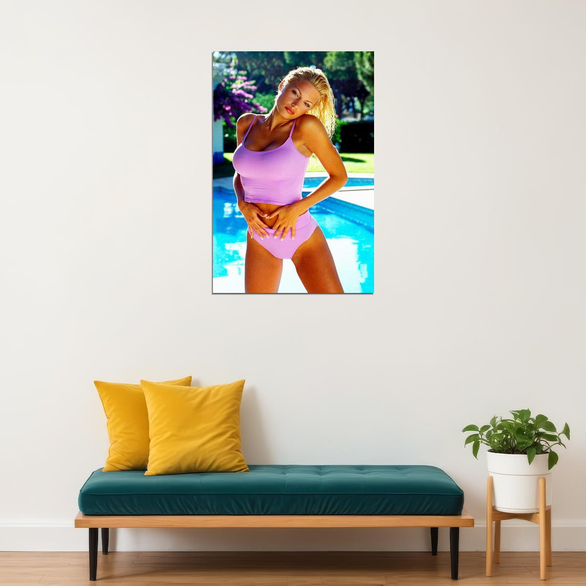 Charlie Oneale Sexy Female Model Fashion Poster Wall Art Print Home Wall Decor - xonomax