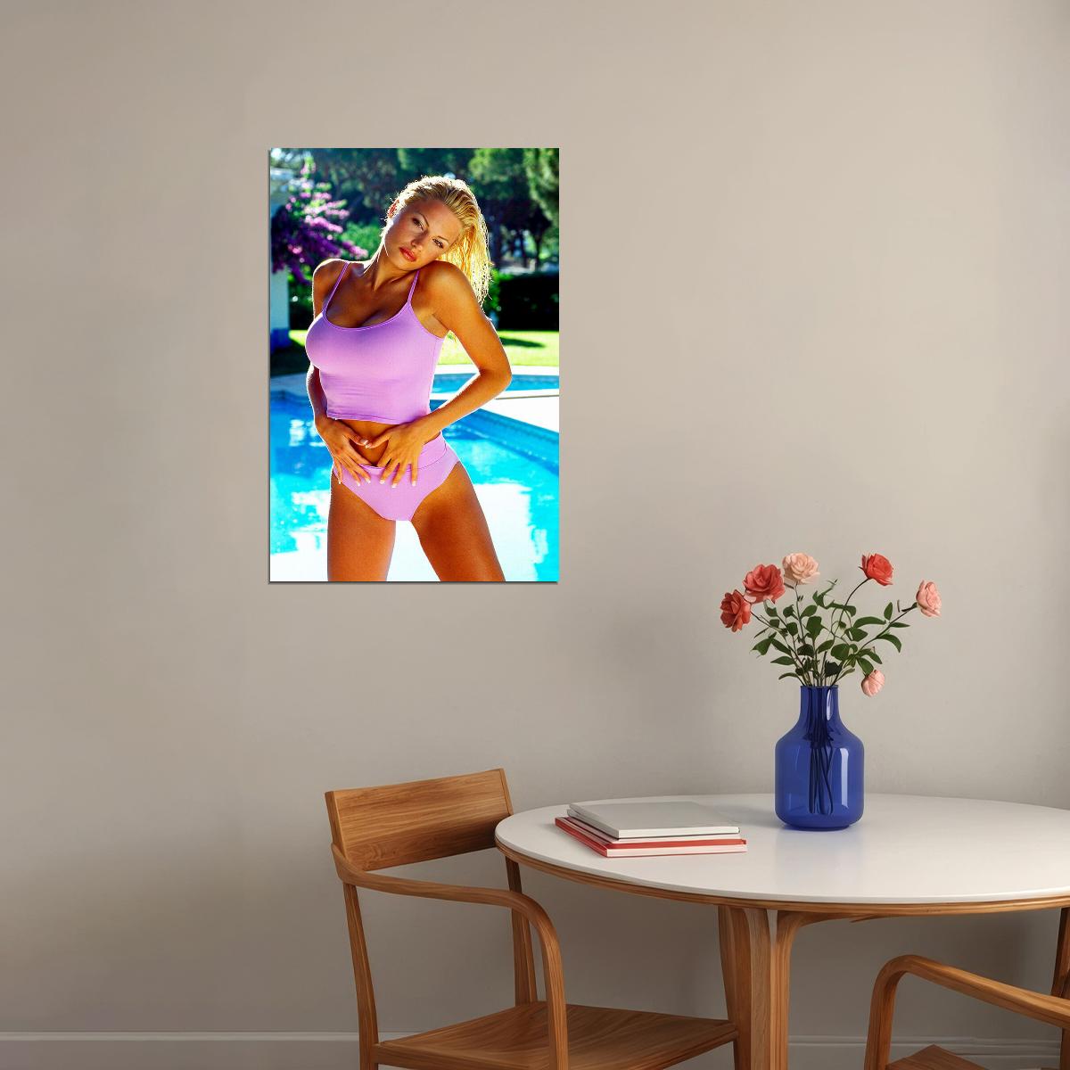 Charlie Oneale Sexy Female Model Fashion Poster Wall Art Print Home Wall Decor - xonomax
