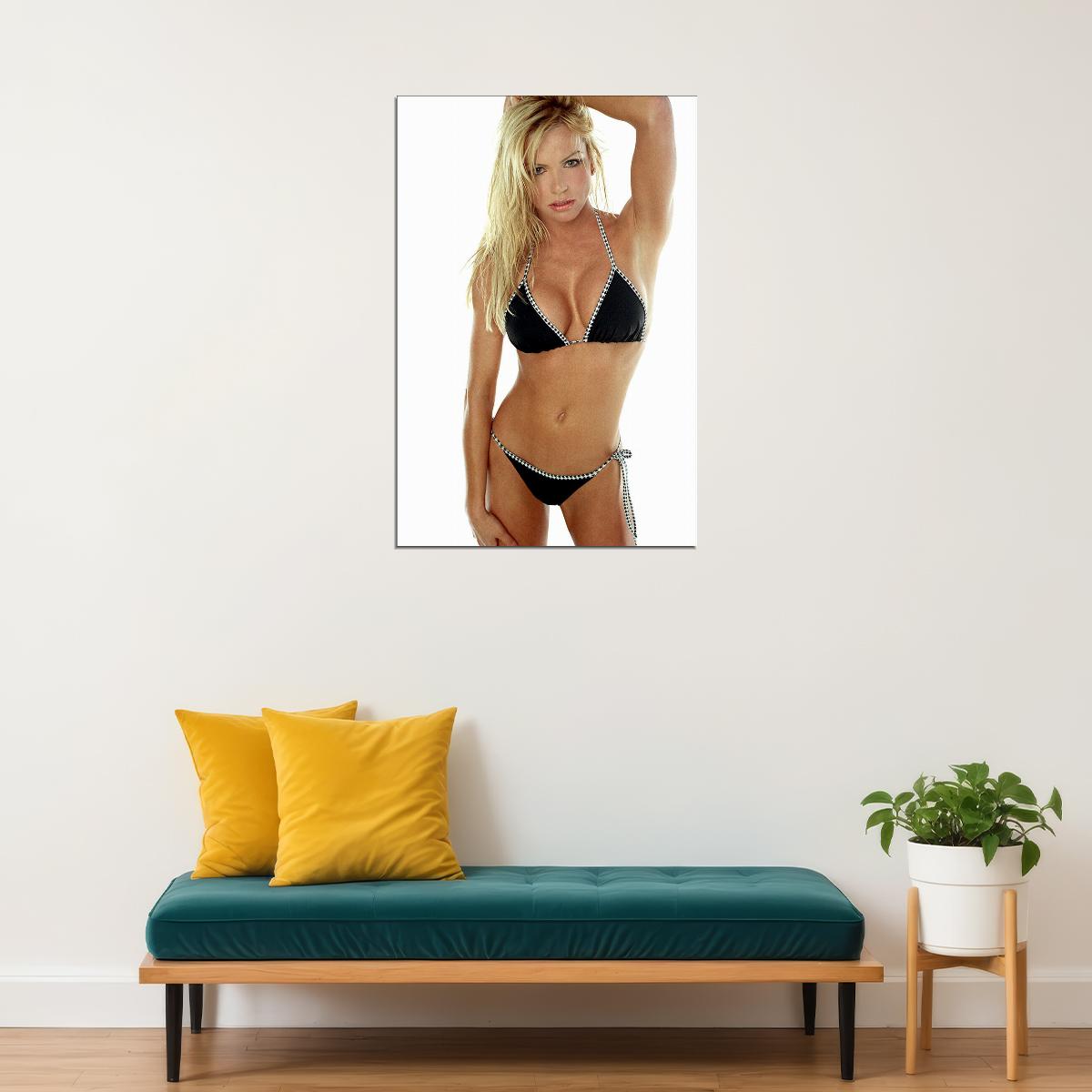 Nikki Ziering Sexy Female Model Blonde Model Poster Wall Art Print Home Wall Decor - xonomax