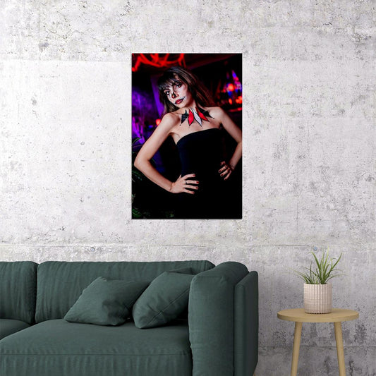Club Paradise Sexy Female Model Make Up Poster Wall Art Print Home Wall Decor - xonomax