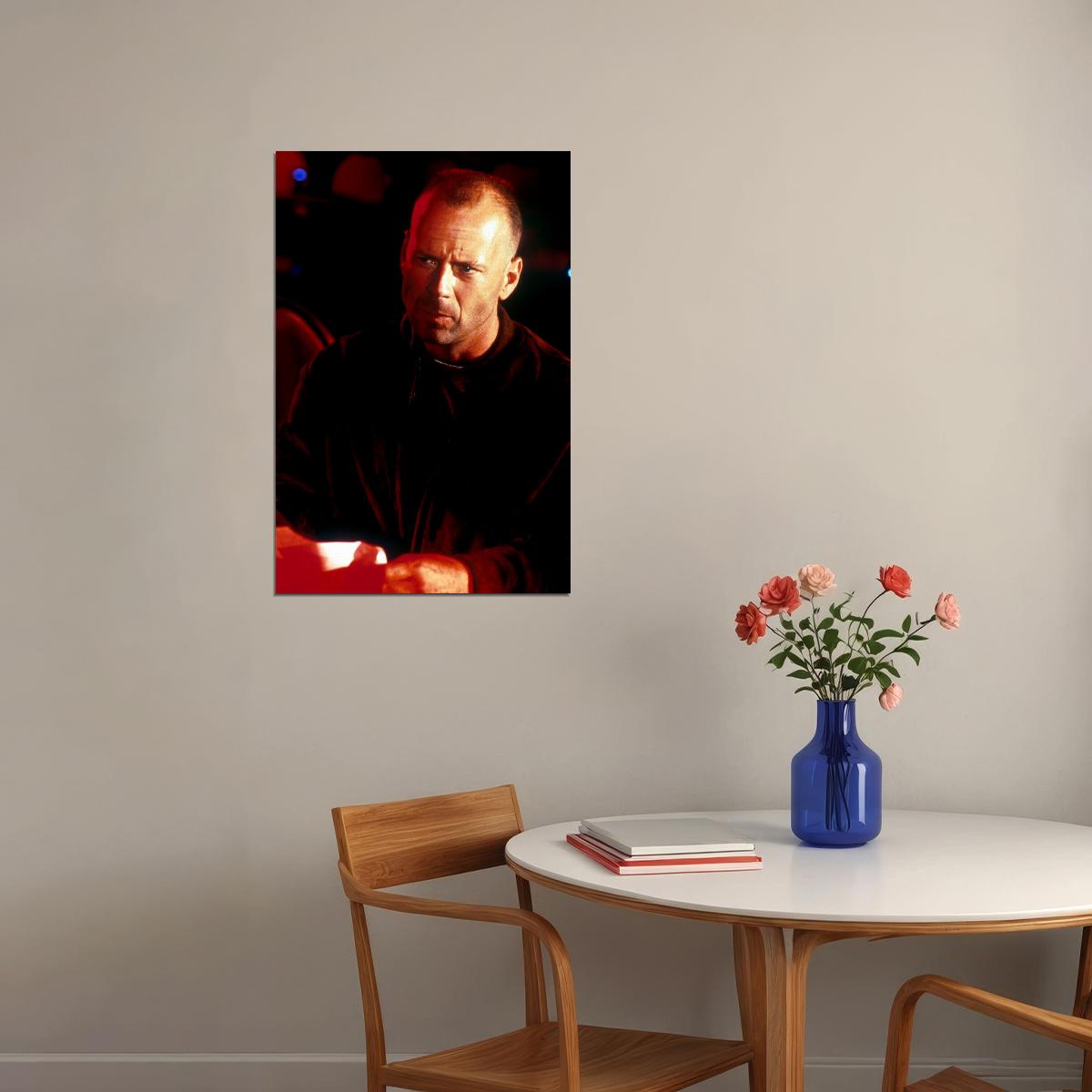 Pulp Fiction The Boxer Movie Actor Bruce Willis Poster Wall Art Print Home Wall Decor