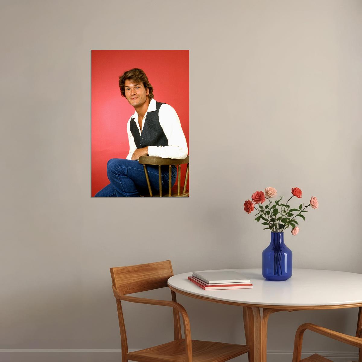 Patrick Swayze Movie Stars Actor Singer Poster Wall Art Print Home Wall Decor - xonomax