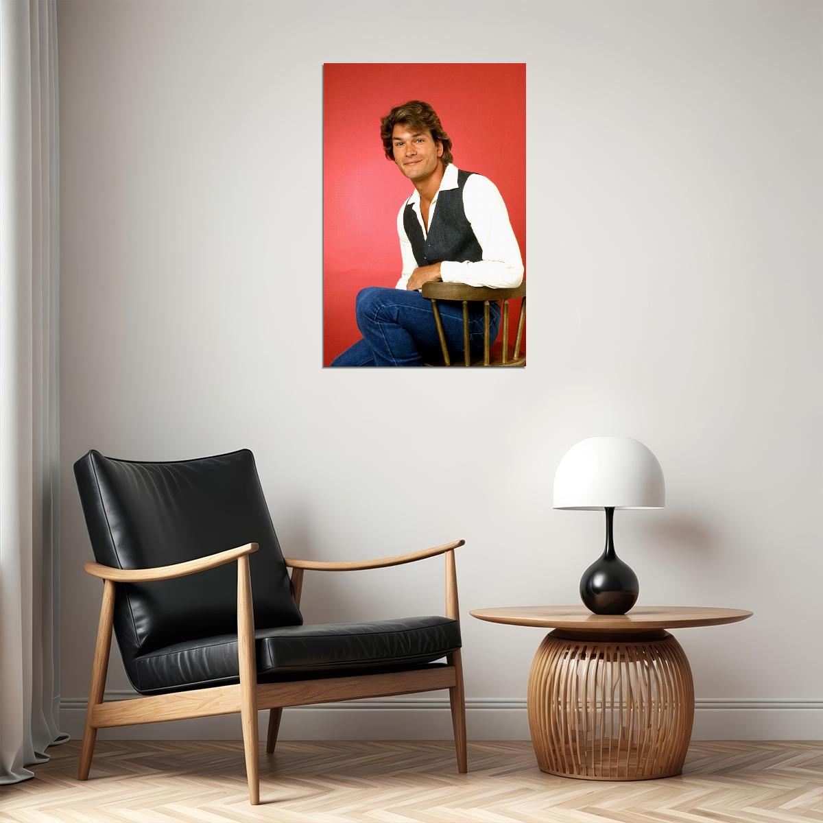 Patrick Swayze Movie Stars Actor Singer Poster Wall Art Print Home Wall Decor - xonomax