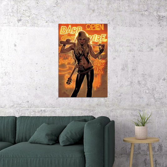 Barb Wire Comic Book Character Science Fiction Poster Wall Art Print Home Wall Decor - xonomax