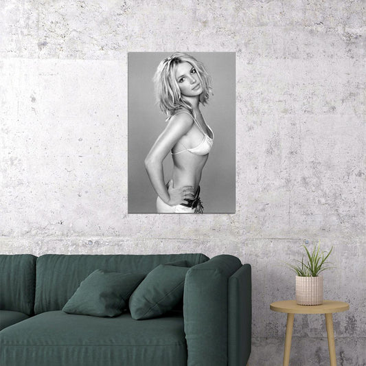 Young Britney Spears Actor Artist Producer Dancer Poster Wall Art Print Home Wall Decor - xonomax