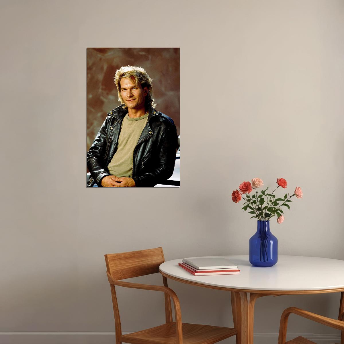 Patrick Swayze Movie Stars Dancer Artist Poster Wall Art Print Home Wall Decor - xonomax
