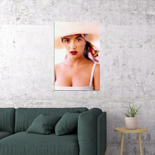 Actress Salma Hayek Low Cut Dress Picture Poster Wall Art Print Home Wall Decor - xonomax