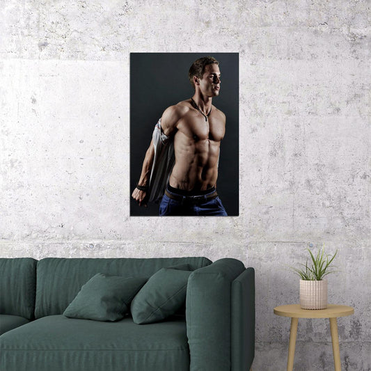 Student Body Sexy Male Model Picture Poster Wall Art Print Home Wall Decor - xonomax