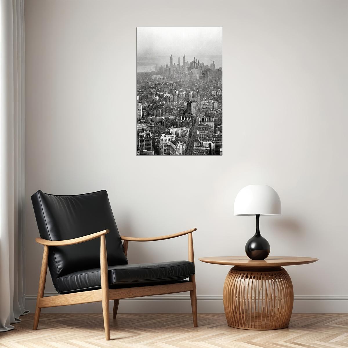 New York Cityscape 1931 Photo Landscape Poster Wall Art Print Home Wall Decor - xonomax