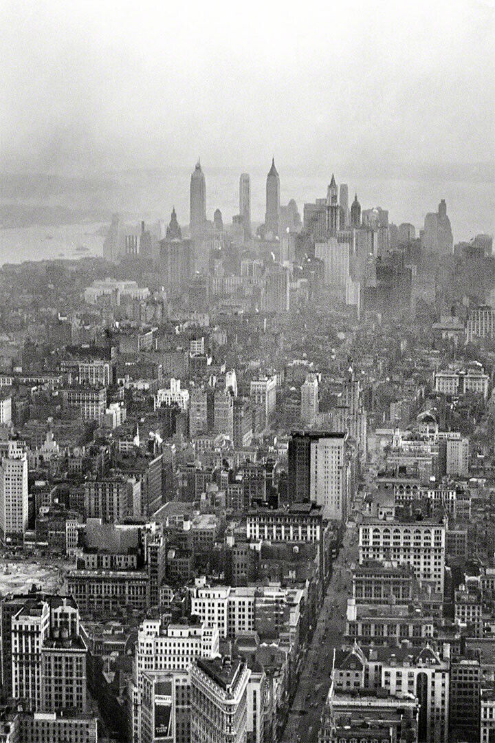 New York Cityscape 1931 Photo Landscape Poster Wall Art Print Home Wall Decor - xonomax