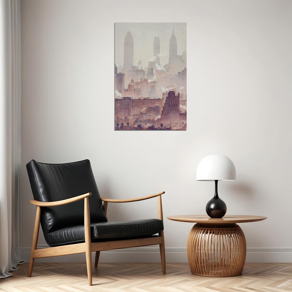 New York Cityscape 1931 Travel Photo Poster Wall Art Print Home Wall Decor - xonomax