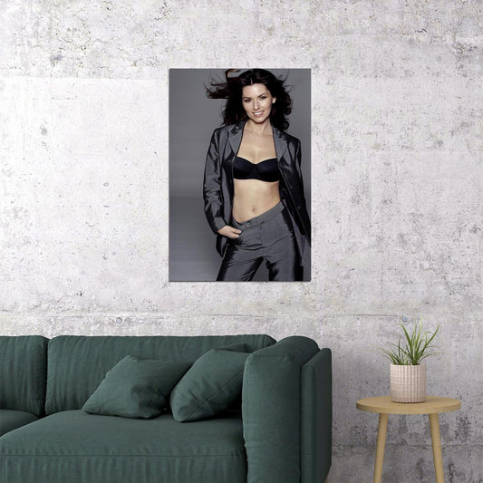 Shania Twain Black Pants Songwriter Artist Poster Wall Art Print Home Wall Decor - xonomax