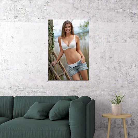 Babes In The Woods Posed Nature Model Poster Wall Art Print Home Wall Decor - xonomax