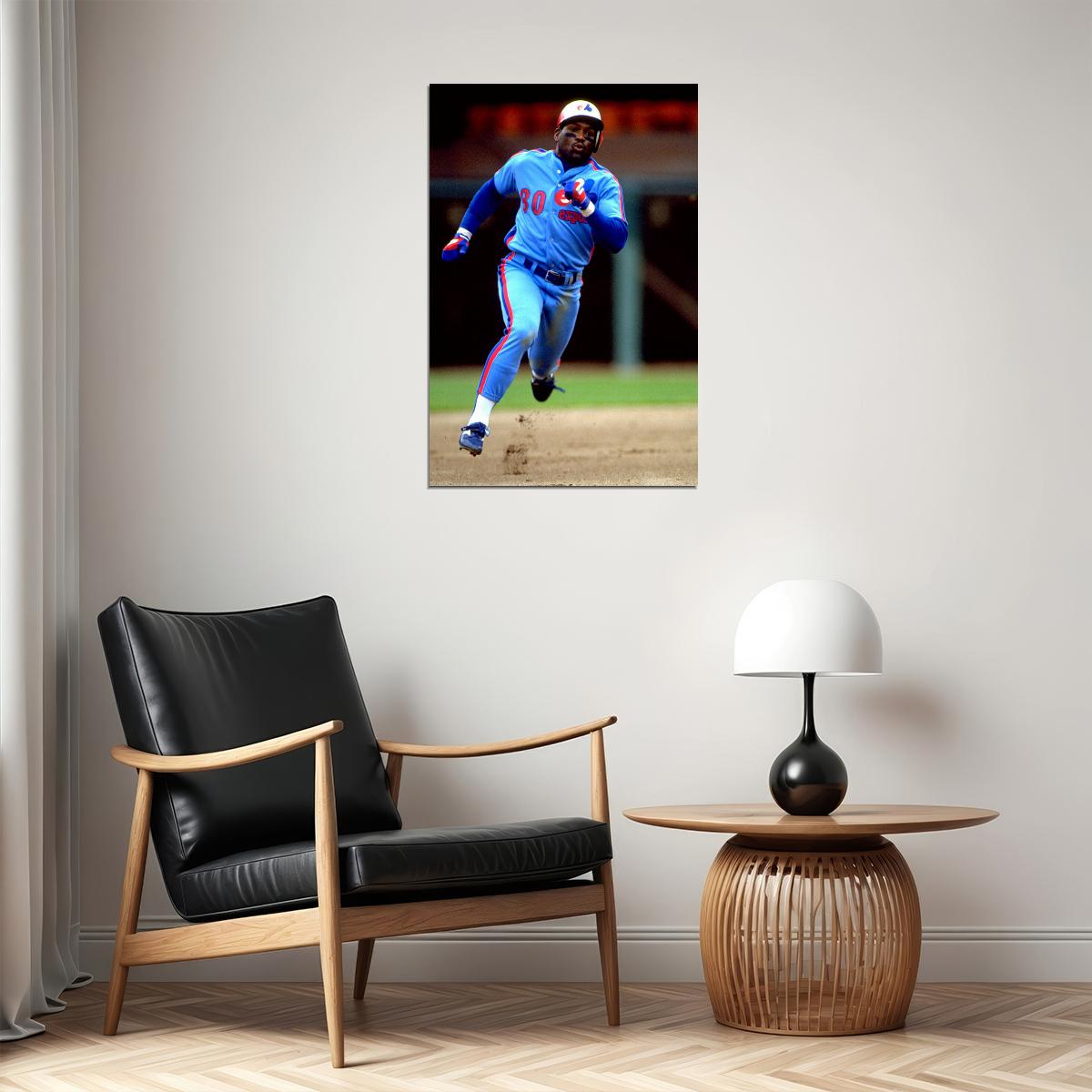 Baseball Tim Raines Chicago Poster Wall Art Print Home Wall Decor - xonomax