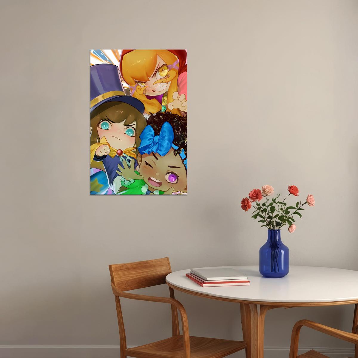 A Puff In Time Gaming Marijuana Theme Characters Poster Wall Art Print Home Wall Decor