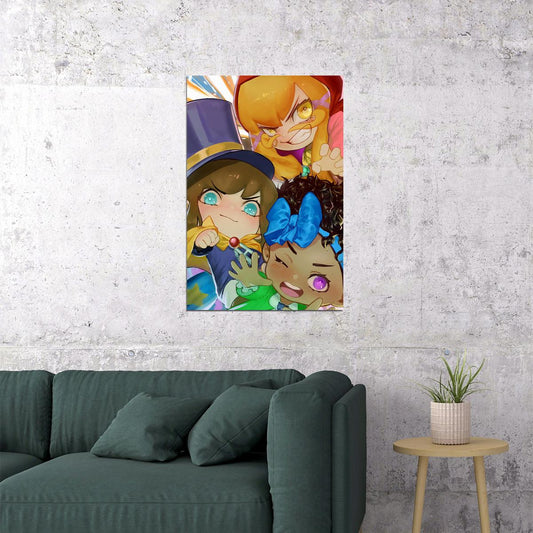 A Puff In Time Gaming Marijuana Theme Characters Poster Wall Art Print Home Wall Decor - xonomax