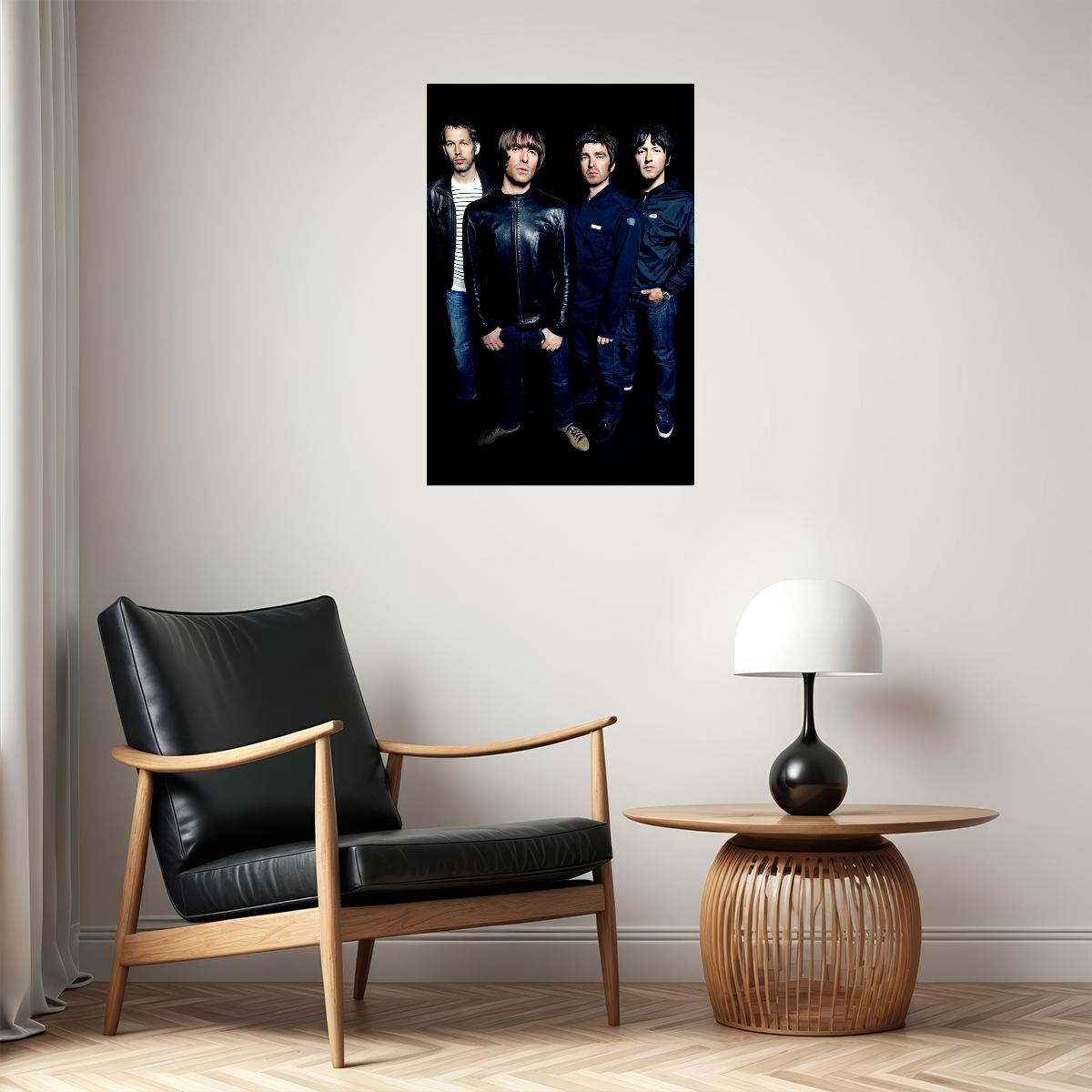 Oasis British Music Group Musicians Picture Poster Wall Art Print Home Wall Decor - xonomax