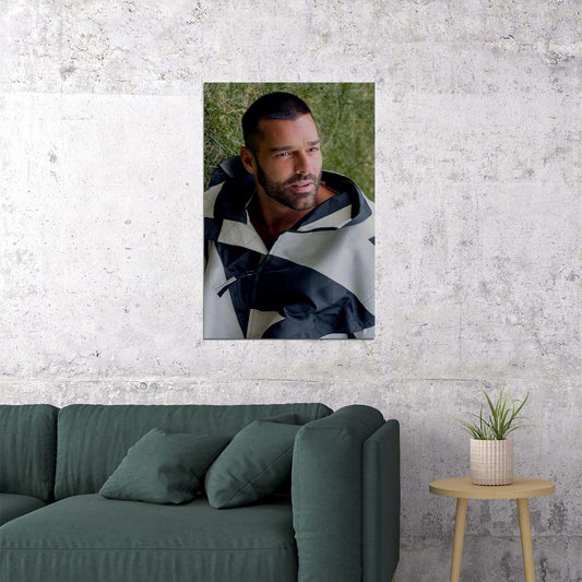 Ricky Martin Songwriter Writer Artist Poster Wall Art Print Home Wall Decor - xonomax