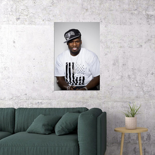 50 Cent Posed Actor Rapper Artist Poster Wall Art Print Home Wall Decor - xonomax