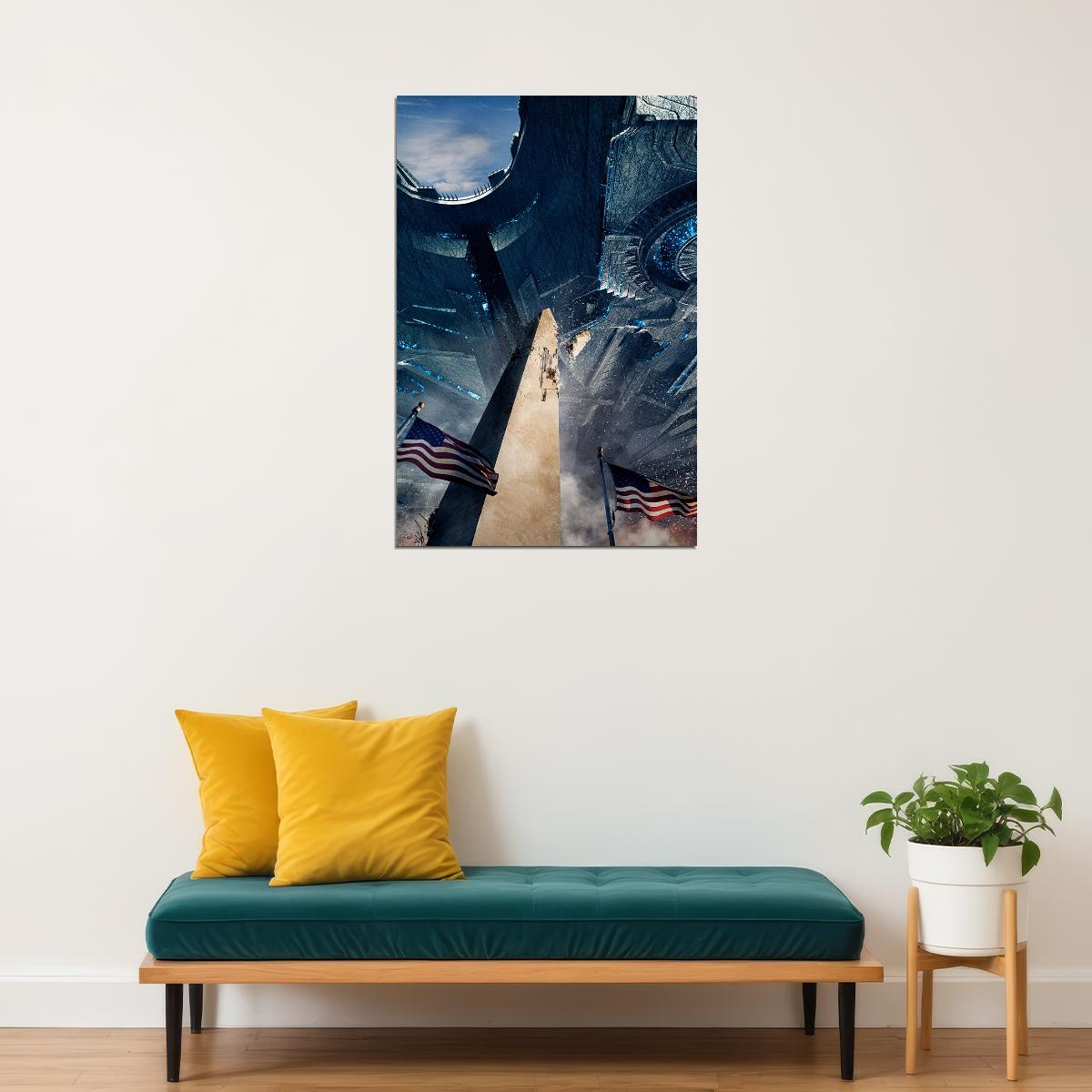 Independence Day Movie Alien Science Fiction Poster Wall Art Print Home Wall Decor