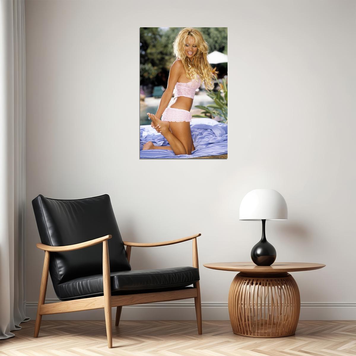 Pam Anderson Sexy Model Artist Cover Girl Posed Poster Wall Art Print Home Wall Decor - xonomax