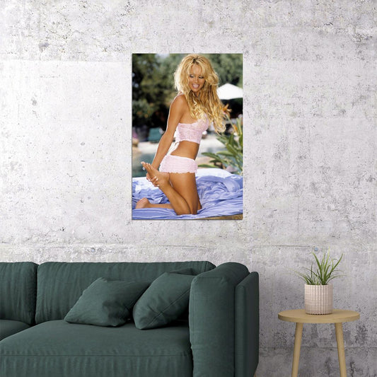 Pam Anderson Sexy Model Artist Cover Girl Posed Poster Wall Art Print Home Wall Decor - xonomax