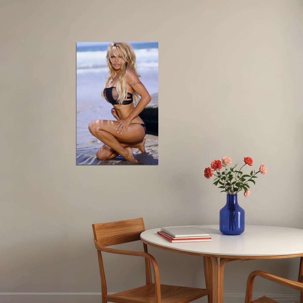 Pam Anderson Sexy Model Artist Cover Girl Writer Poster Wall Art Print Home Wall Decor - xonomax