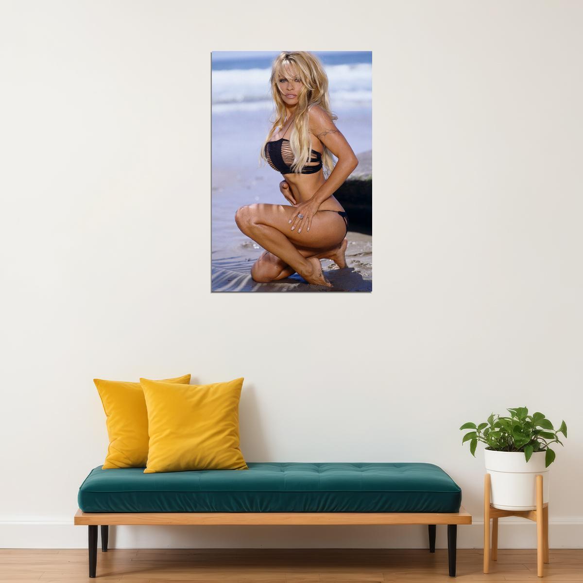 Pam Anderson Sexy Model Artist Cover Girl Writer Poster Wall Art Print Home Wall Decor - xonomax