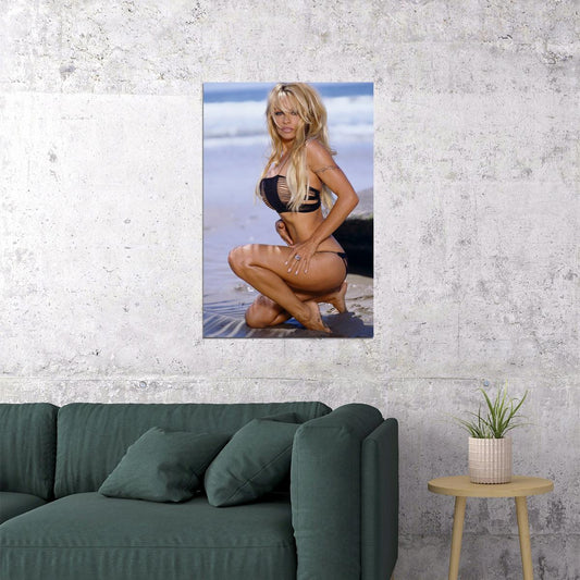 Pam Anderson Sexy Model Artist Cover Girl Writer Poster Wall Art Print Home Wall Decor - xonomax