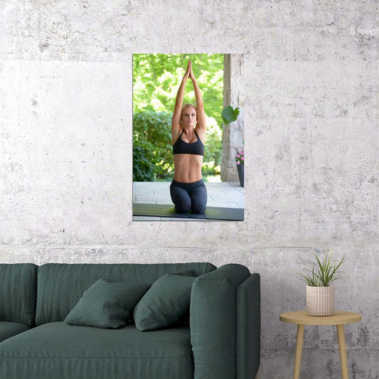 Jenny Mccarthy Sexy Female Model While Exercising Poster Wall Art Print Home Wall Decor - xonomax