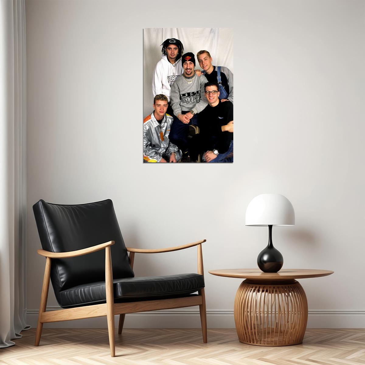N Sync Portrait Pop Music Boy Group Singers Poster Wall Art Print Home Wall Decor - xonomax