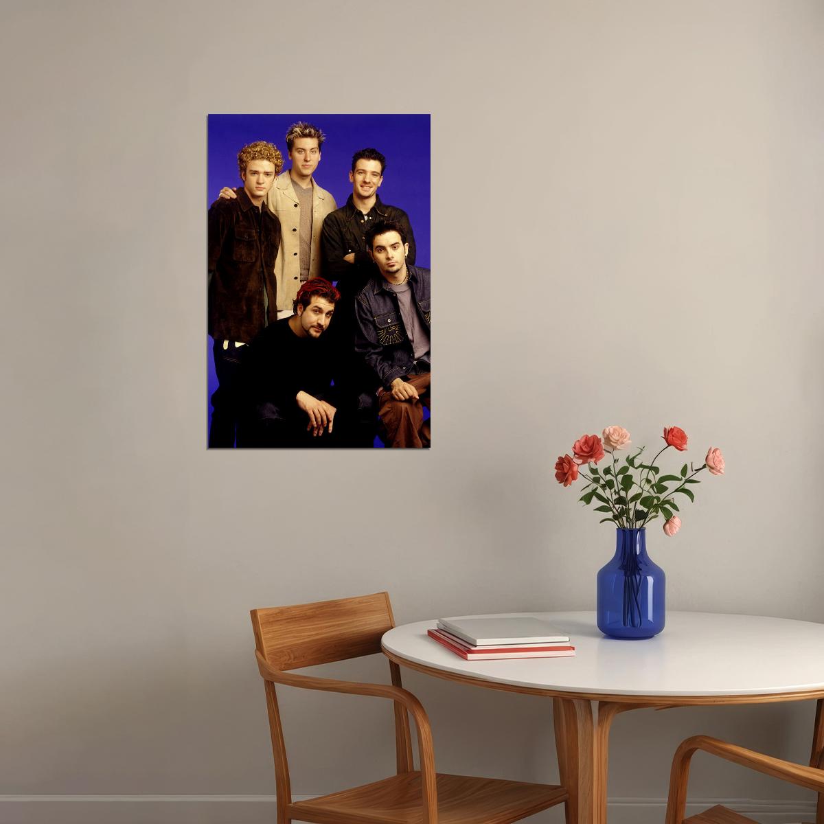 N Sync Portrait Pop Music Boy Group Musician Poster Wall Art Print Home Wall Decor - xonomax