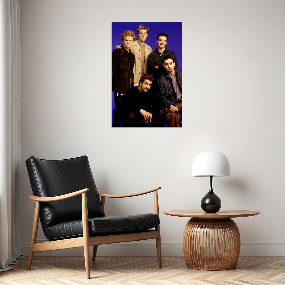 N Sync Portrait Pop Music Boy Group Musician Poster Wall Art Print Home Wall Decor - xonomax
