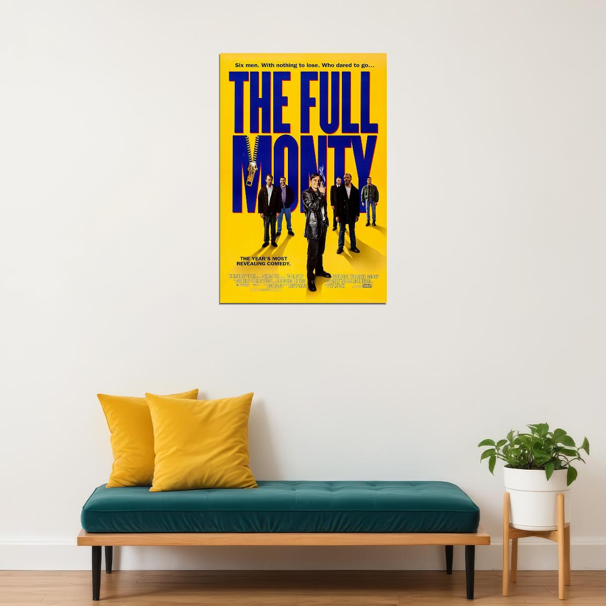 The Full Monty Movie Comedy Drama Poster Wall Art Print Home Wall Decor