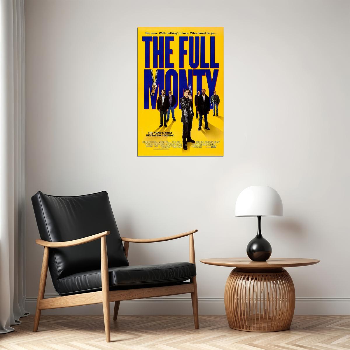 The Full Monty Movie Comedy Drama Poster Wall Art Print Home Wall Decor