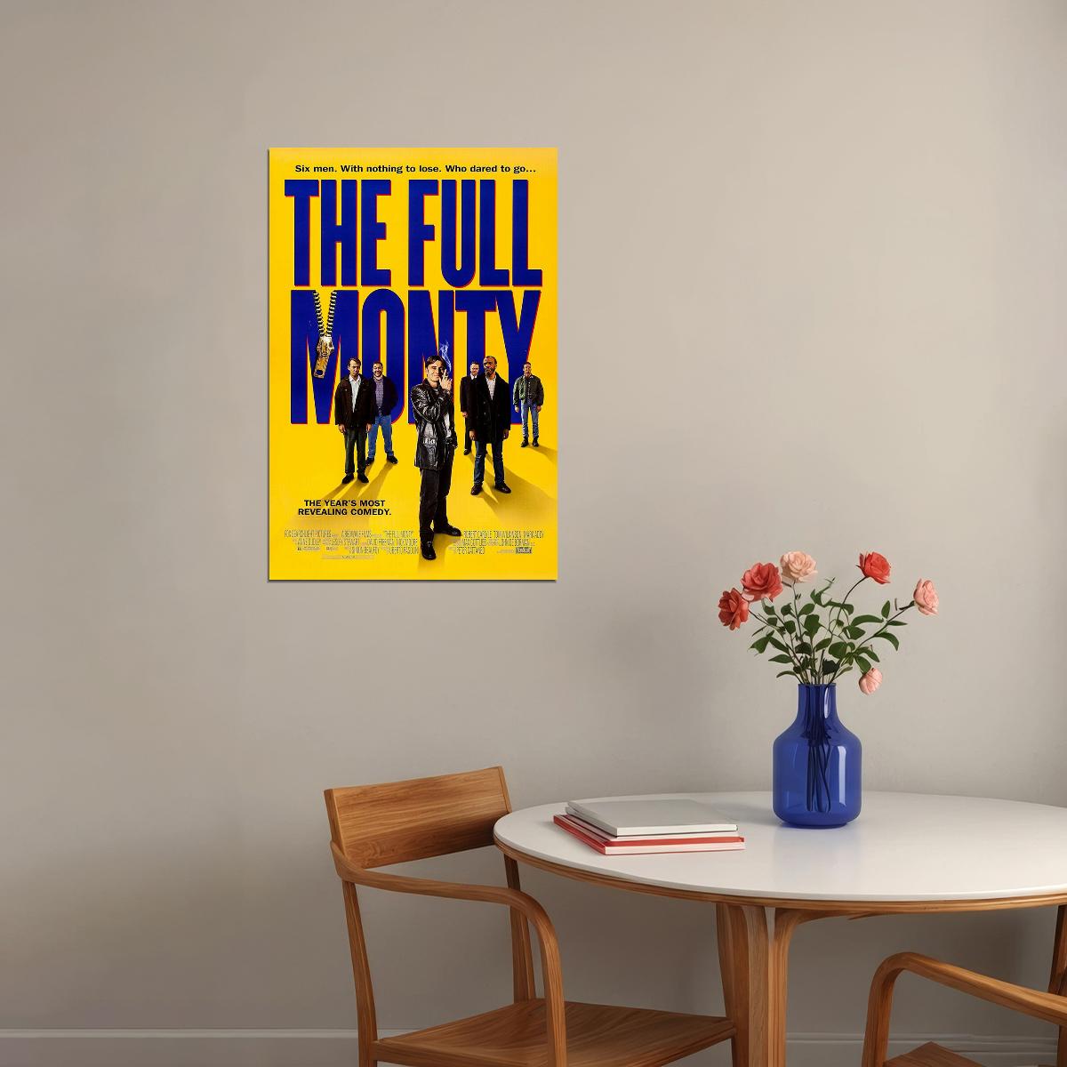 The Full Monty Movie Comedy Drama Poster Wall Art Print Home Wall Decor