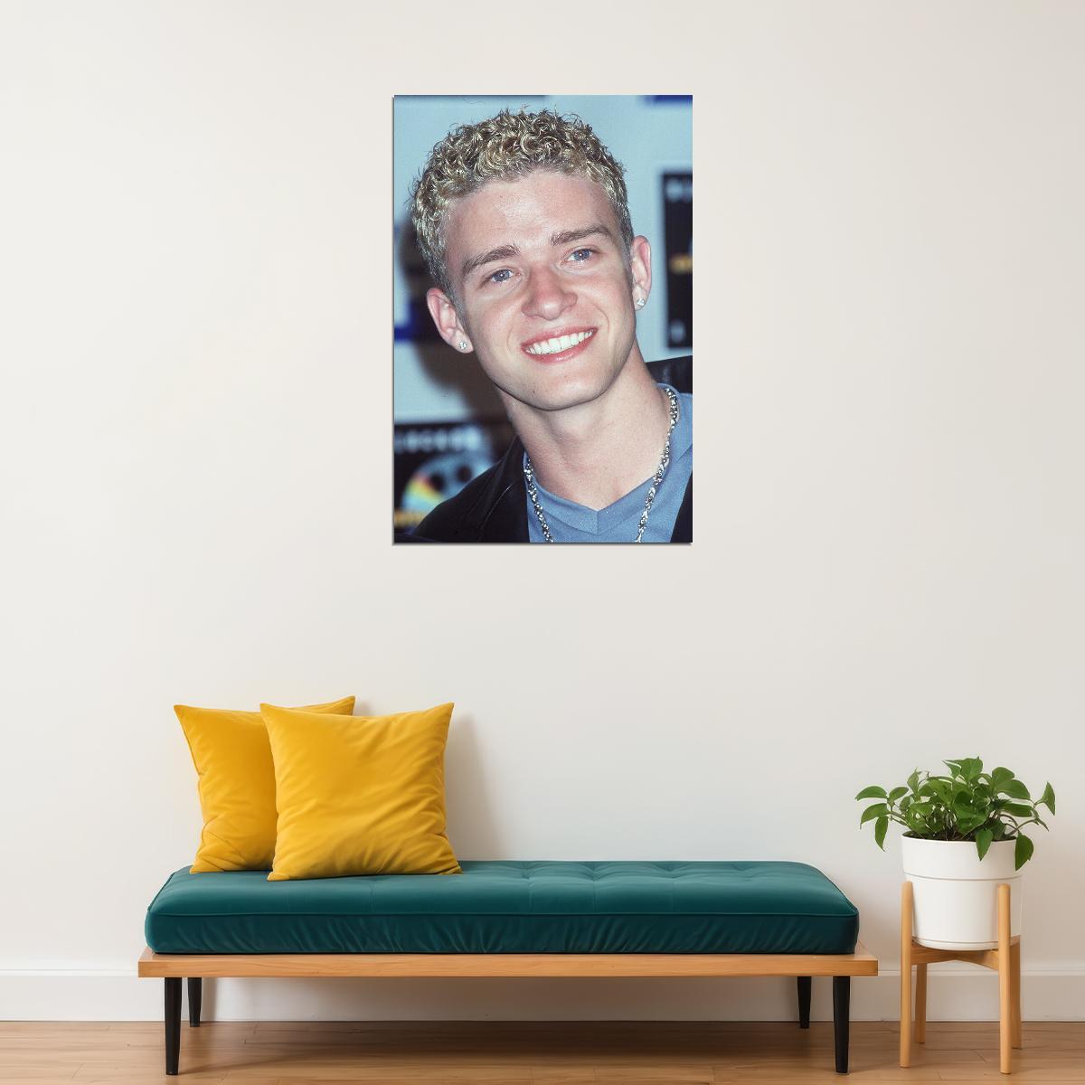 Justin Timberlake Posed N Sync Artist Musician Poster Wall Art Print Home Wall Decor - xonomax